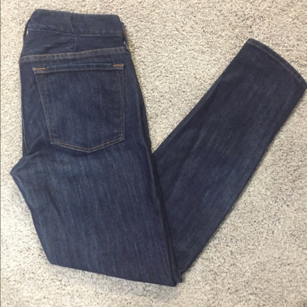 J. Crew ankle dark wash jeans